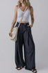 'Keturah' Pleated Wide Leg Pants - Celes Fashion
